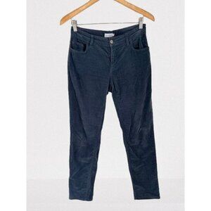 Paolo Tonali Corduroy Pants Made in Italy Blue Gray Size 42 - US 30